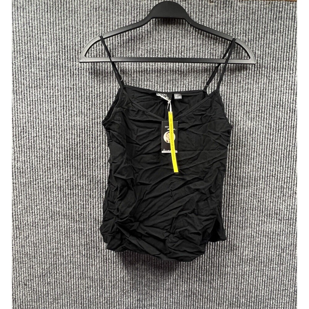 Esmara Camisole Heidi Klum Womens Size 4 Black Fashionable Tank Top Shirt